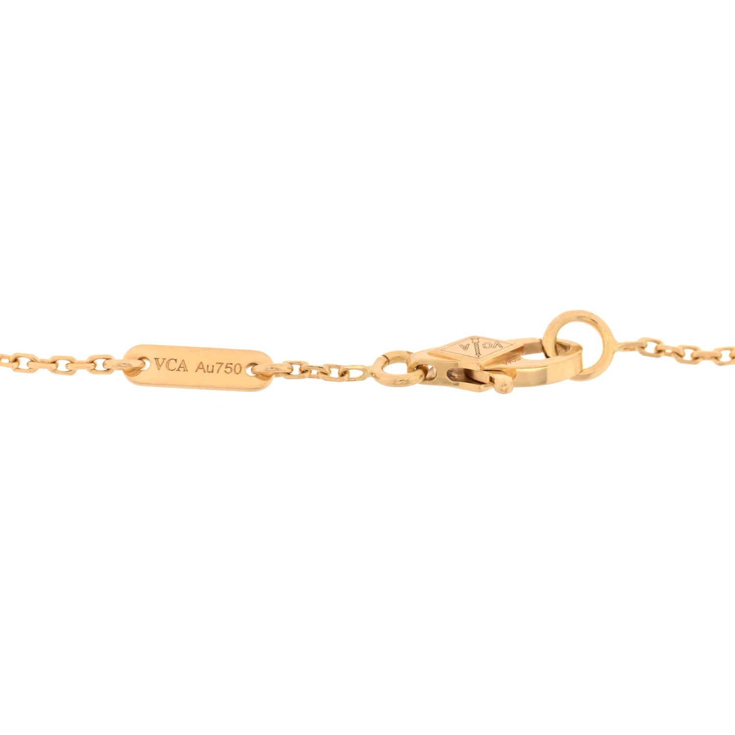 Van Cleef & Arpels 18K Yellow Gold Mother of Pearl Sweet Alhambra Bracelet 3 of 4