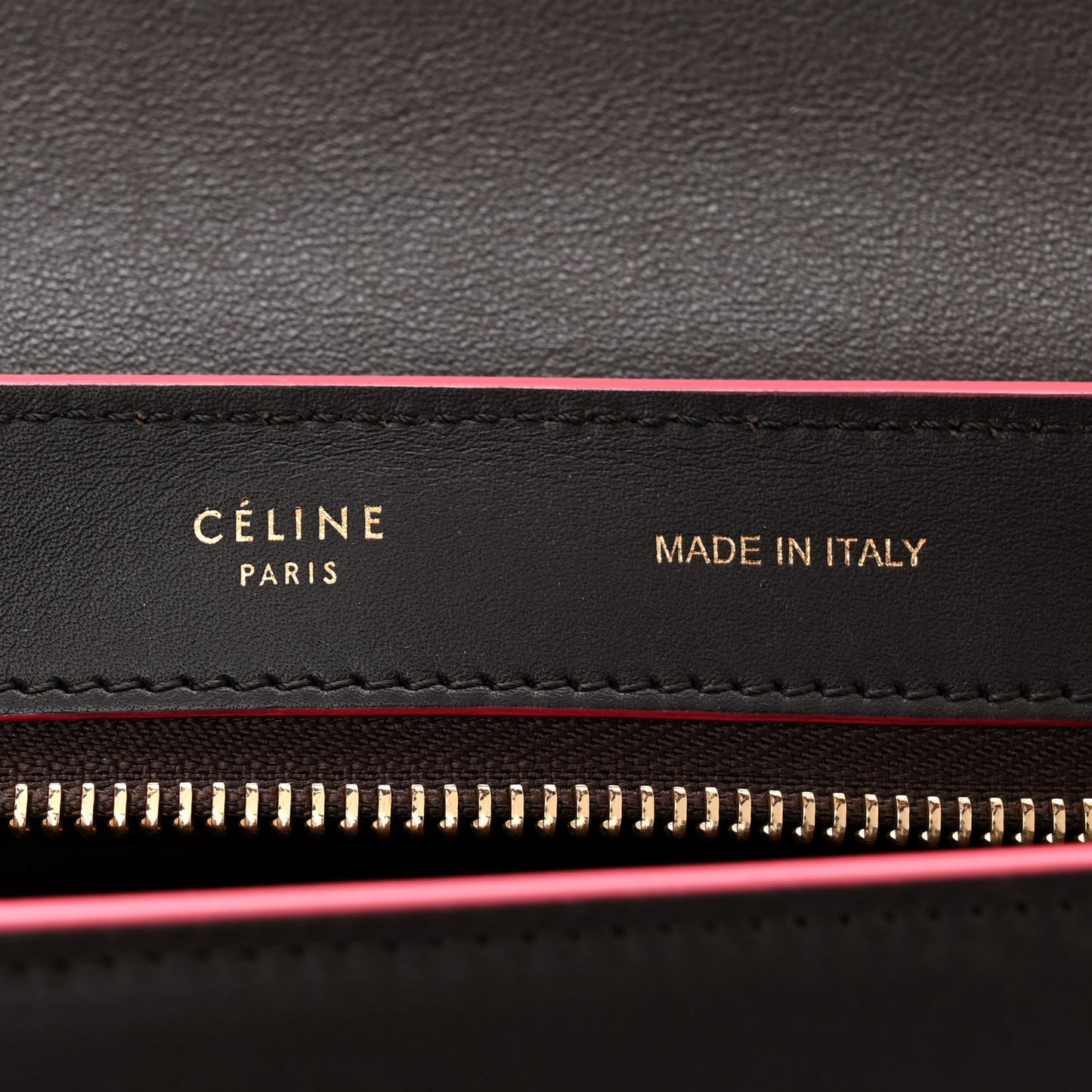 Calfskin Small Tri-Color Trapeze Taupe