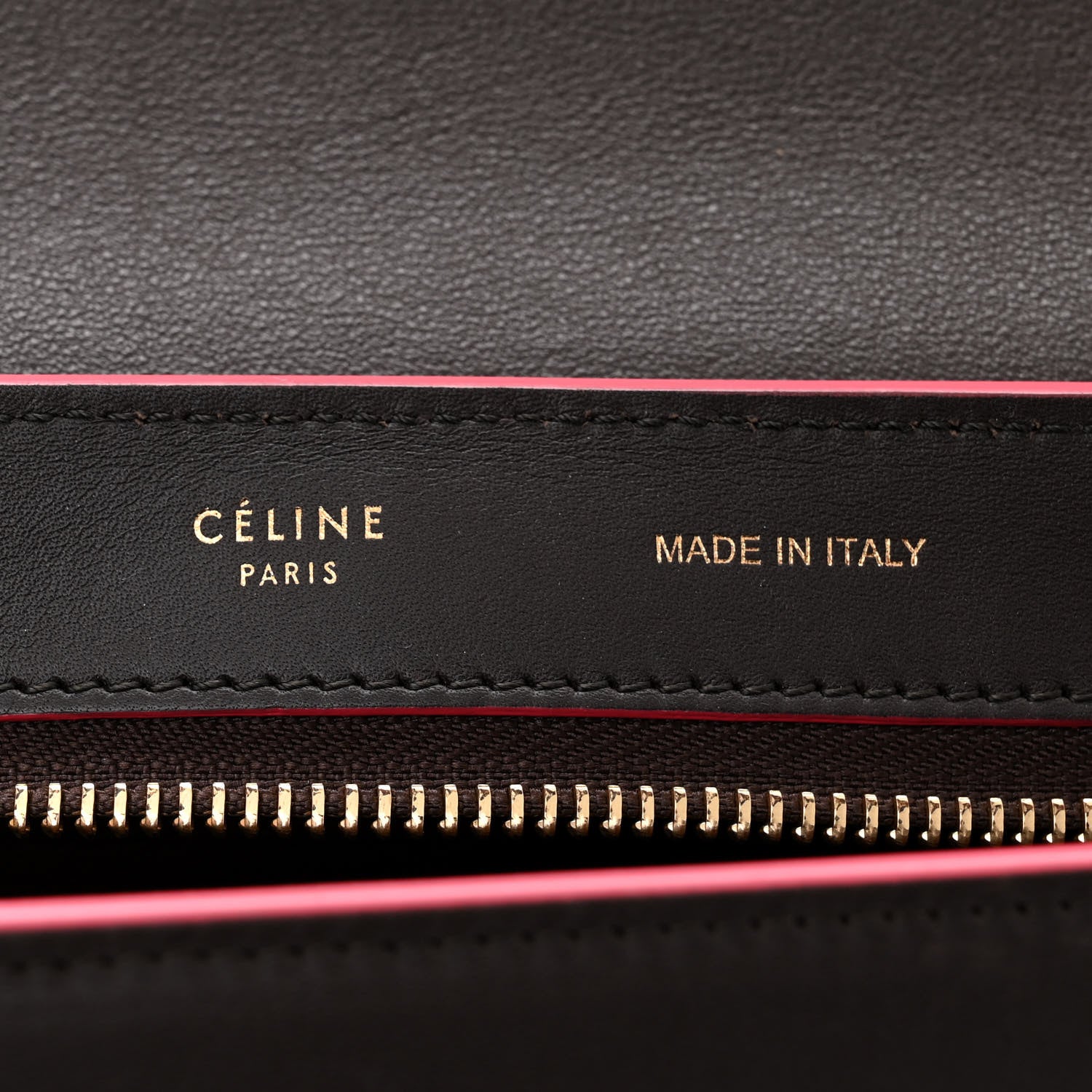 Celine Calfskin Small Tri-Color Trapeze Taupe 6 of 10