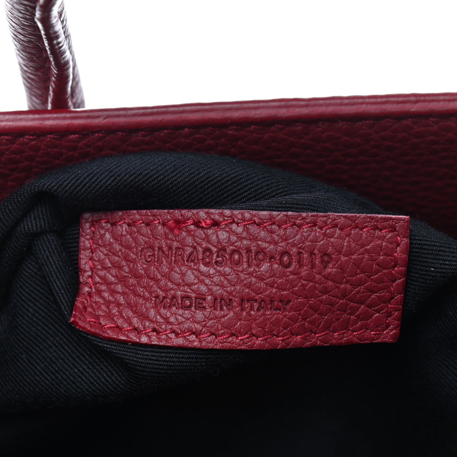 Saint Laurent Grained Calfskin Nano Sac De Jour Souple Palissandre 7 of 11