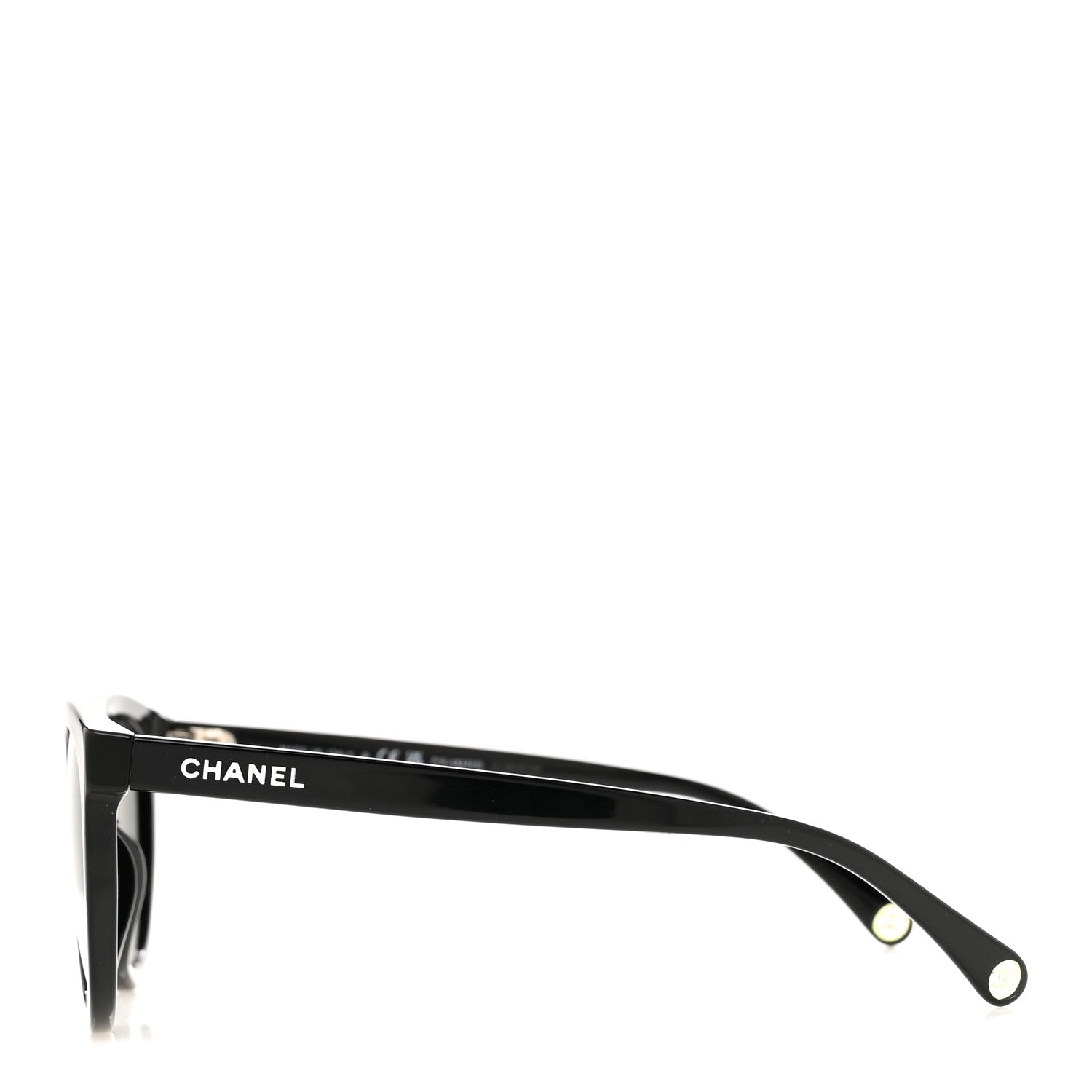 Chanel Acetate Polarized Sunglasses 5523-U Black 3 of 8