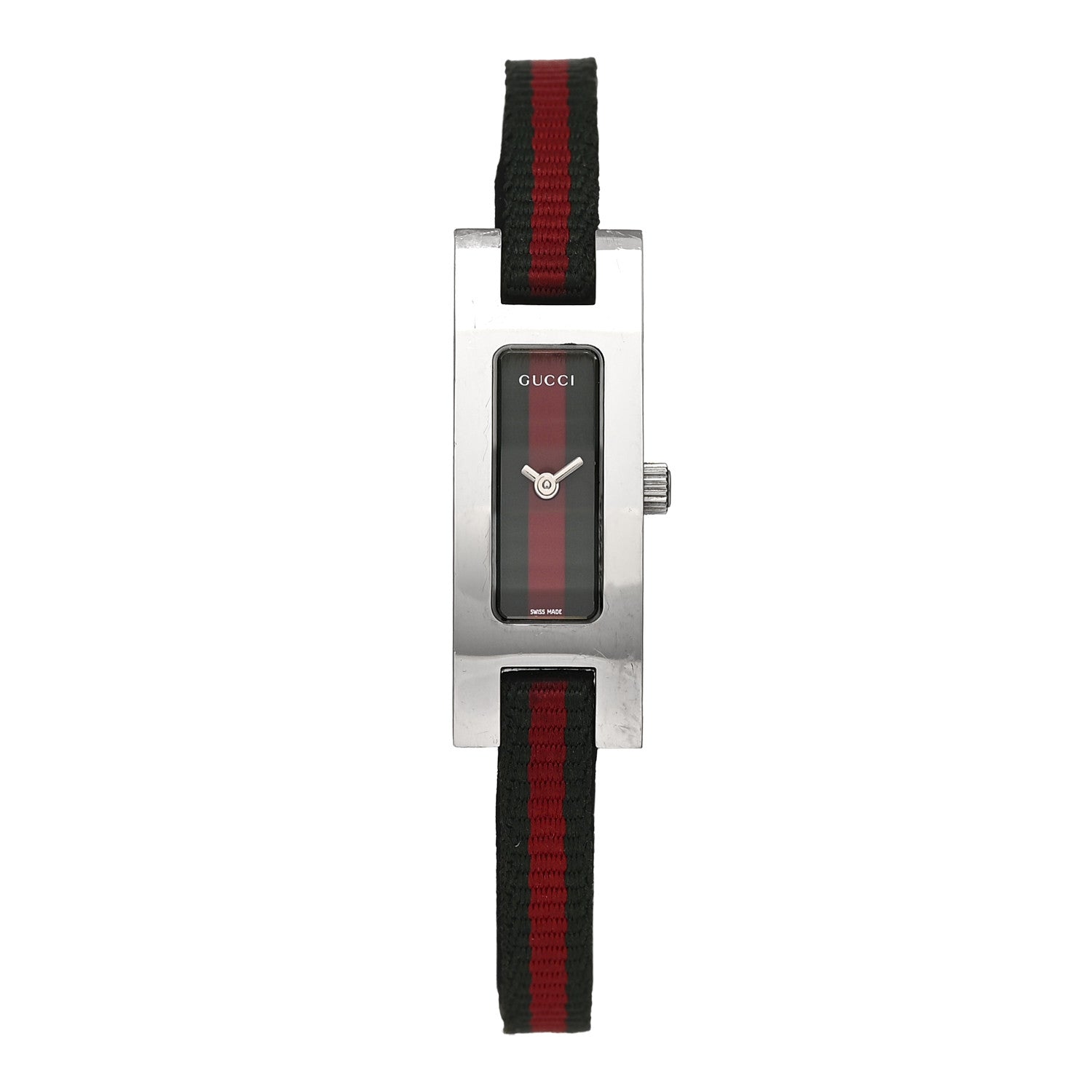 Gucci Stainless Steel Fabric 12mm 3900L Web Quartz Watch 1 of 4