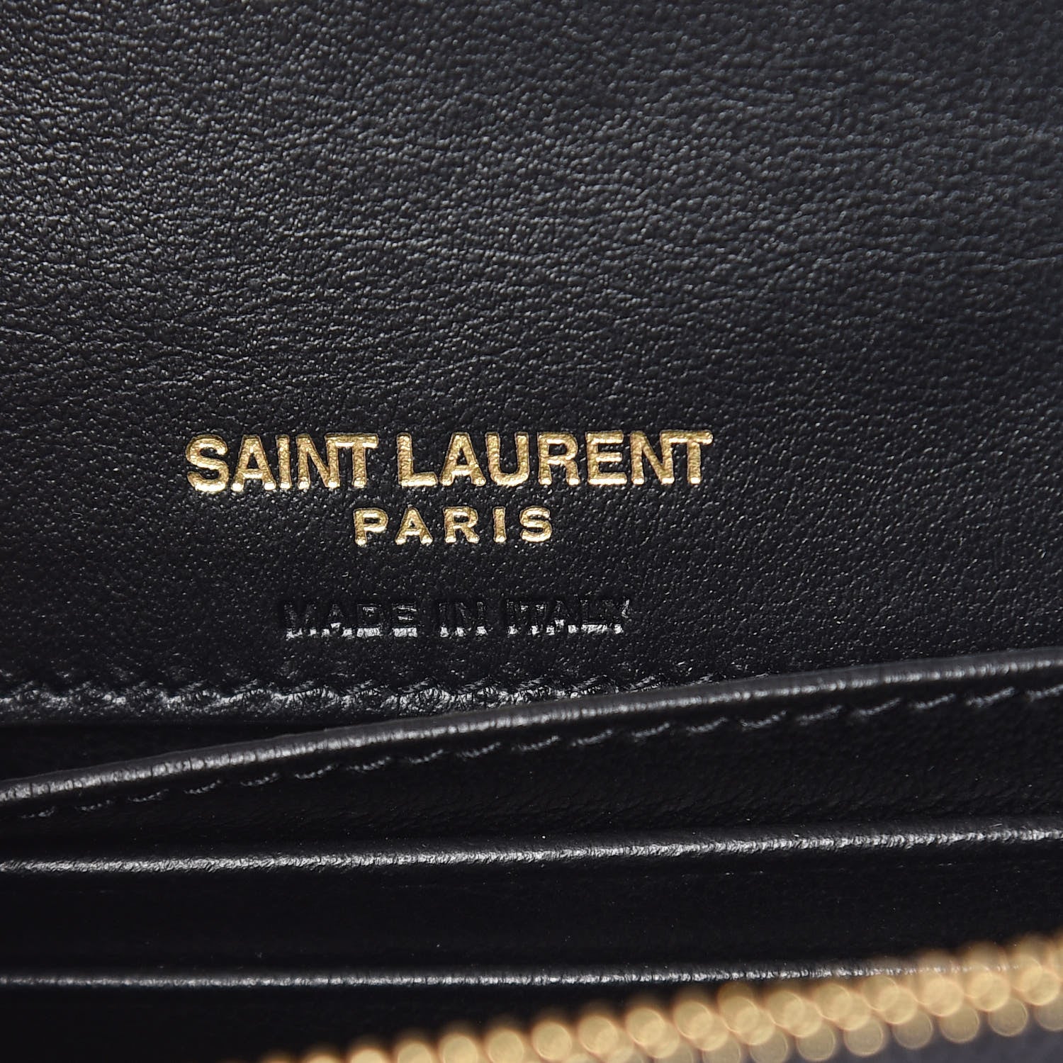 Saint Laurent Smooth Calfskin Monogram Kate Belt Bag Black 8 of 9