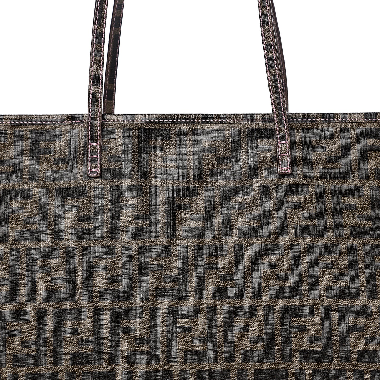 Zucca Spalmati Medium Roll Tote Tobacco Light Pink