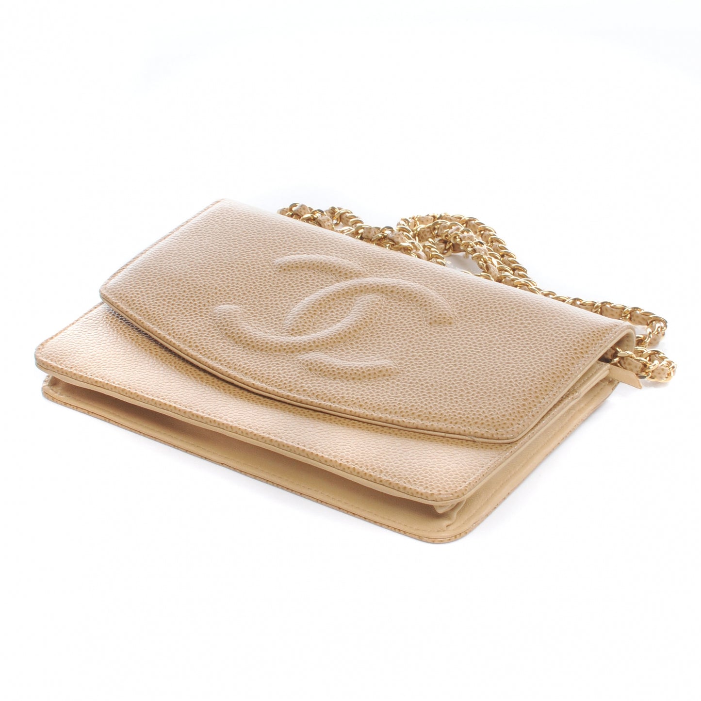 Caviar Wallet on Chain WOC Beige