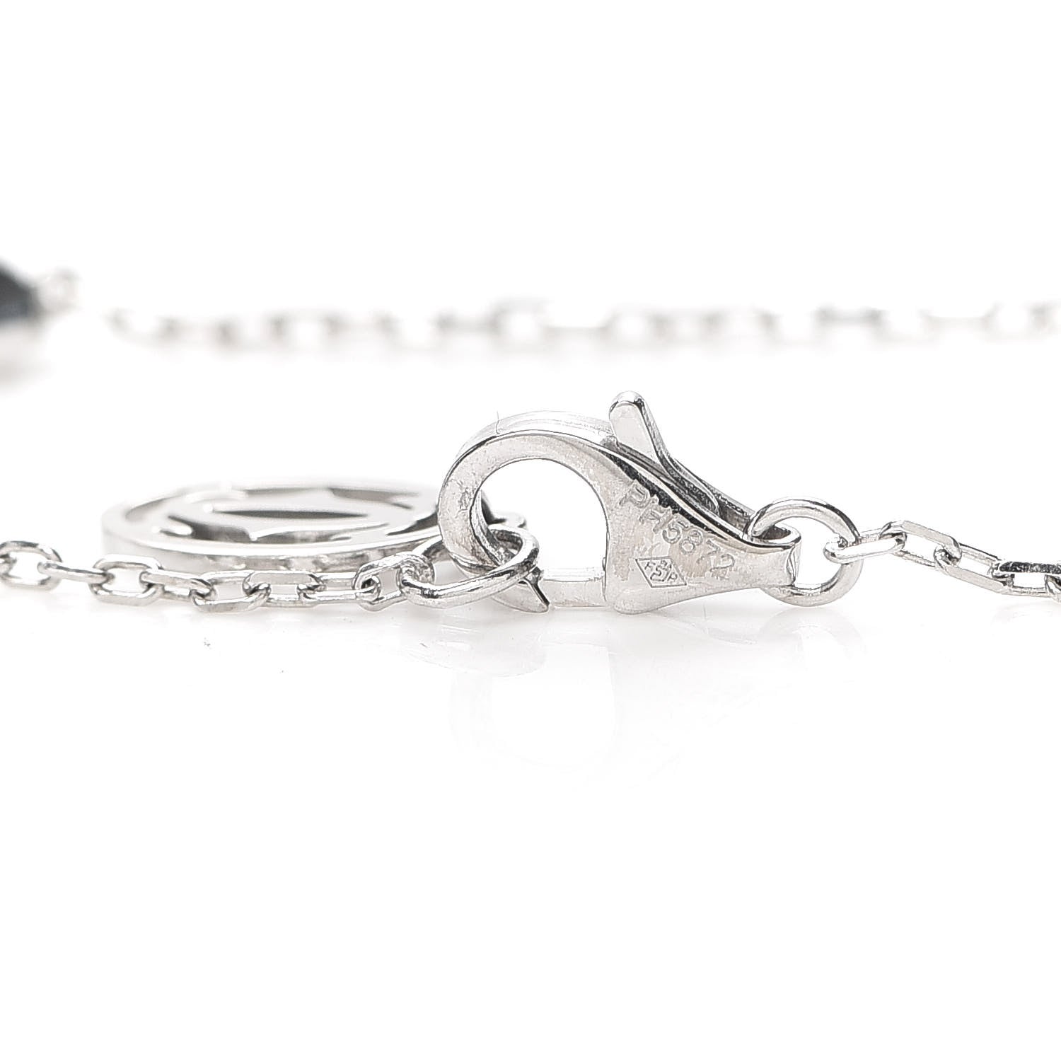 Cartier 18K White Gold Diamond D'Amour Heart Pendant Necklace 4 of 7