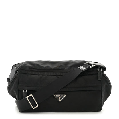 Prada Nylon Tessuto Montagna Messenger Bag Black 1 of 13