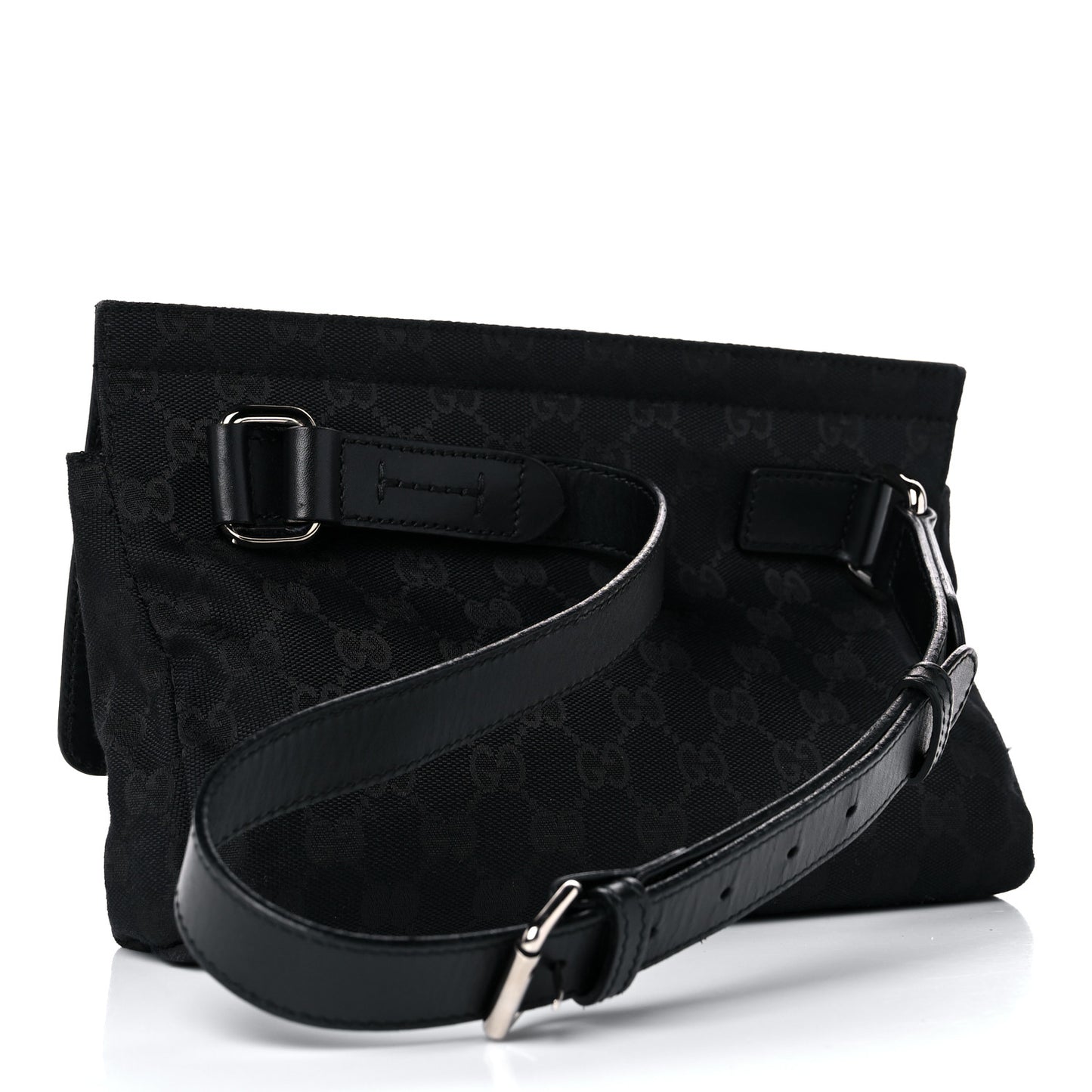 Calfskin Monogram Belt Bag Black