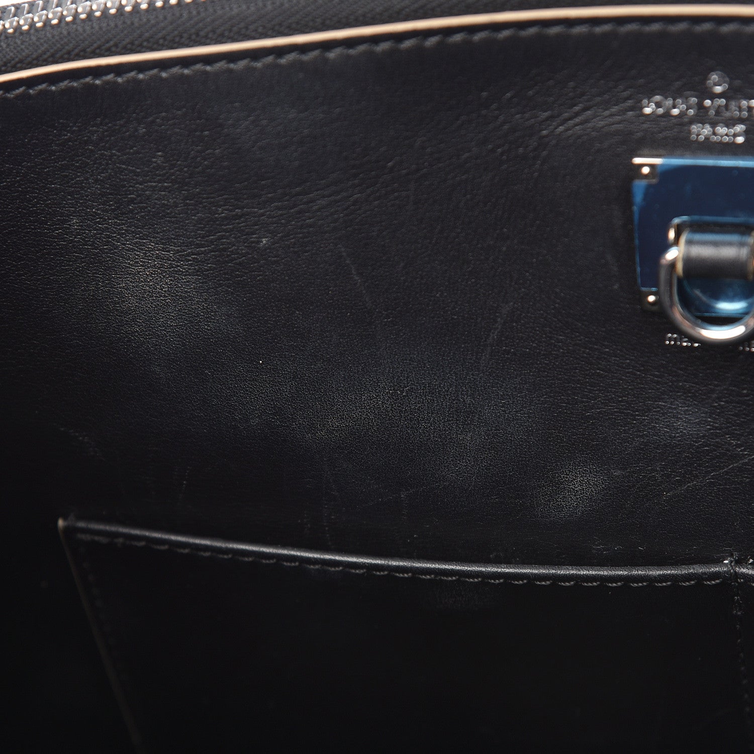 Louis Vuitton Calfskin World Tour City Steamer MM Black 9 of 27