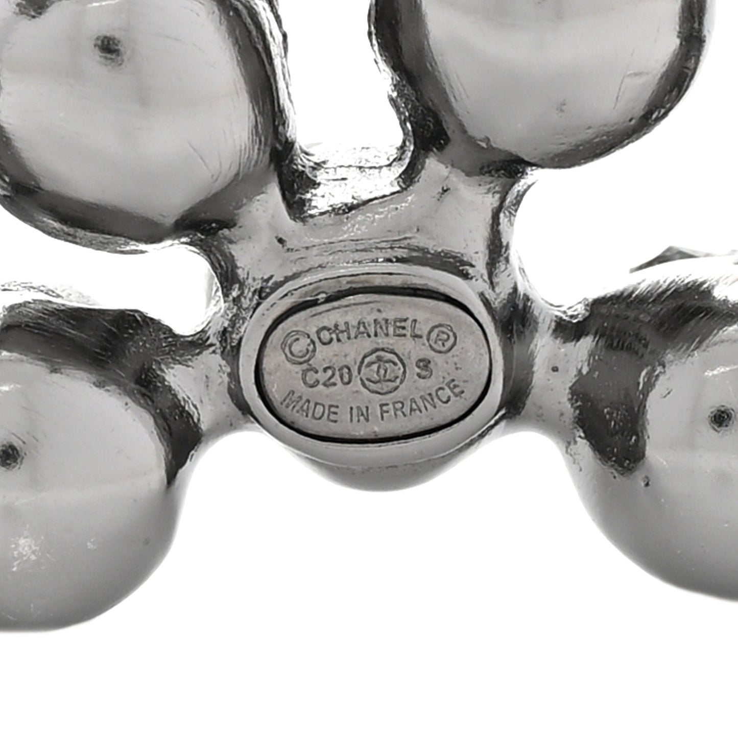 Ruthenium Crystal CC Brooch