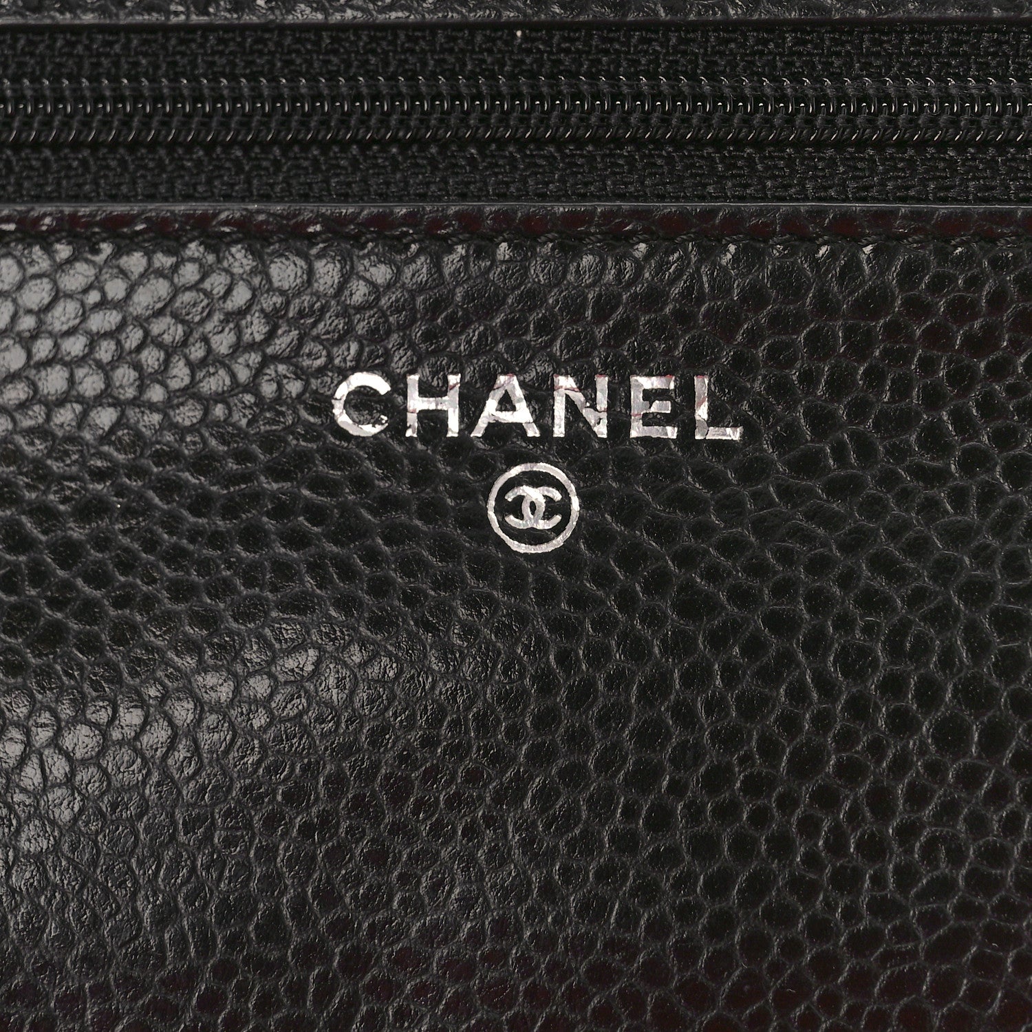 Chanel Caviar Quilted Wallet on Chain WOC Black 6 of 9
