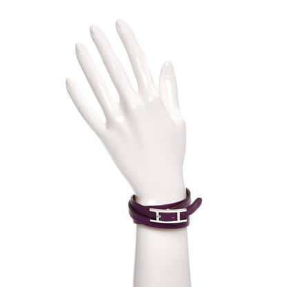 Hermes Swift Hapi 3 MM Triple Tour Wrap Bracelet S Anemone 2 of 7