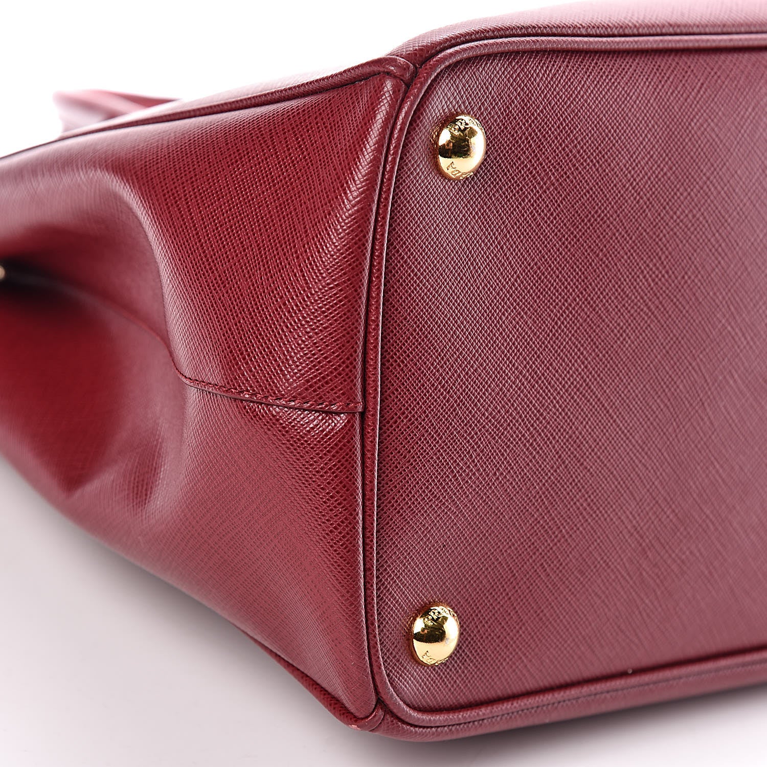Prada Saffiano Medium Galleria Double Zip Tote Cherry 8 of 12