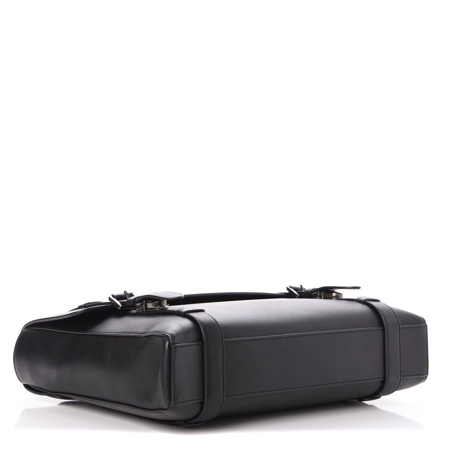Calfskin Somerton Briefcase Black