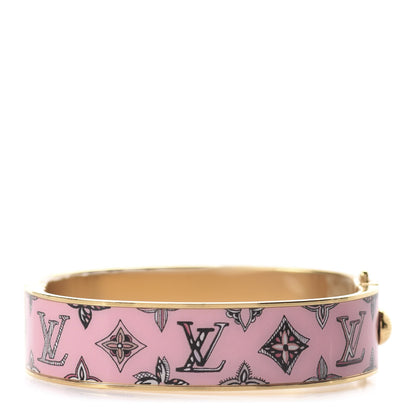 Louis Vuitton Enamel Monogram Confidential PM Bracelet Rose Pink 1 of 5