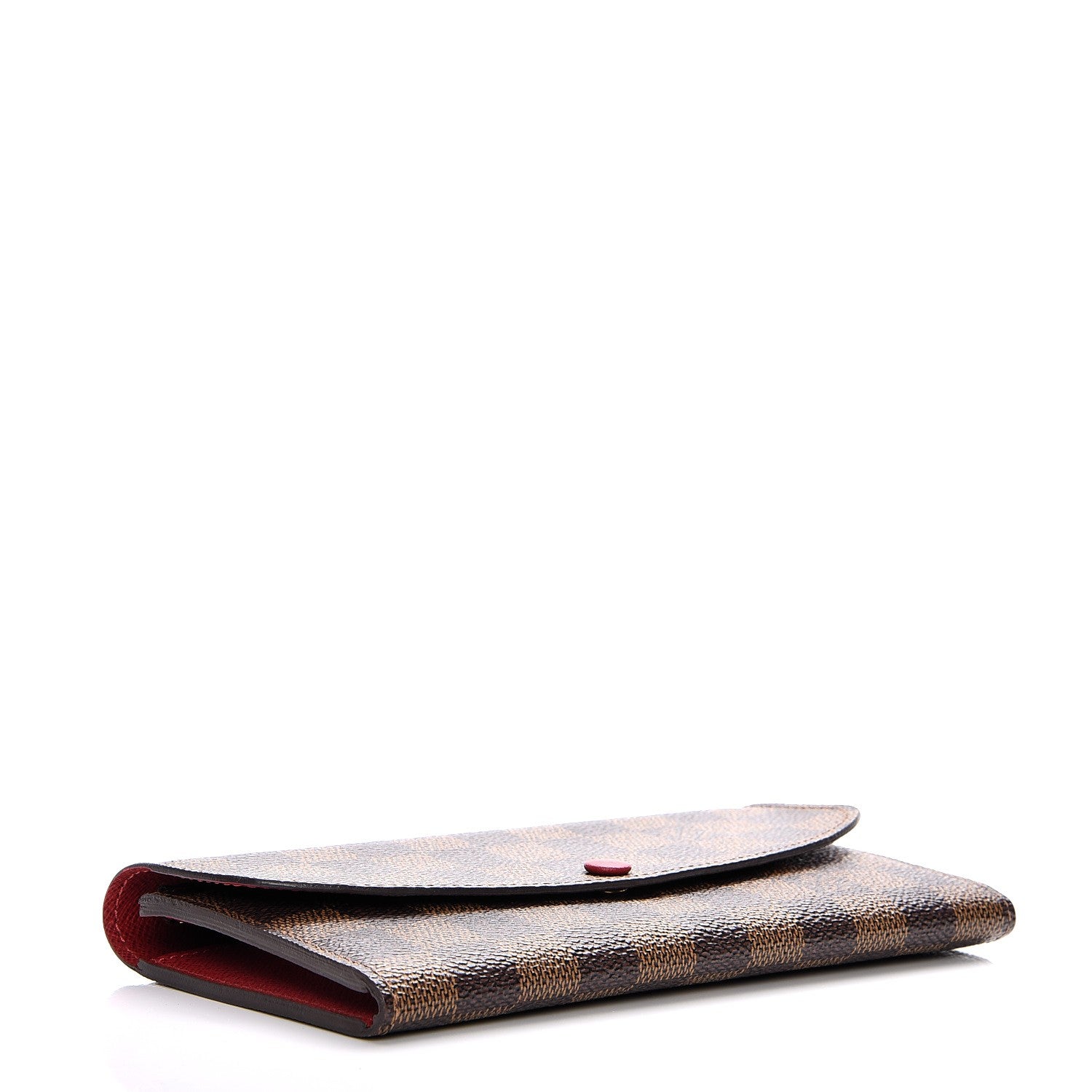 Louis Vuitton Damier Ebene Emilie Wallet Red 4 of 7