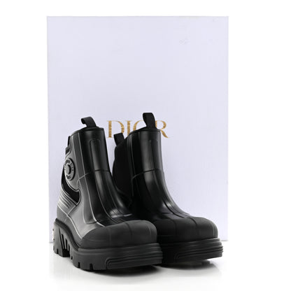 Christian Dior Neoprene Rubber Dior Genesis 30mm Ankle Boots 37 Black 11 of 11