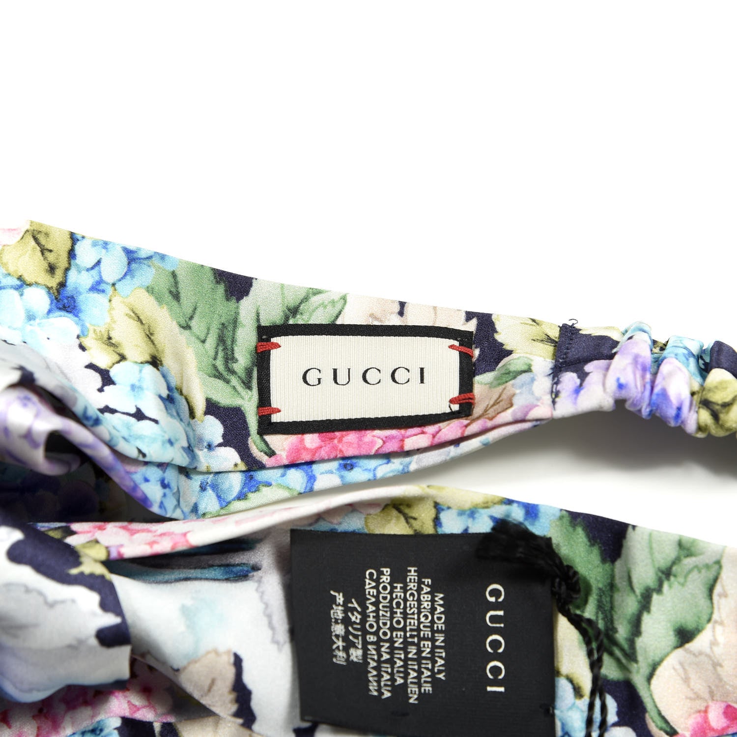 Gucci Silk Hortensin Duchesse Headband Multicolor 4 of 4