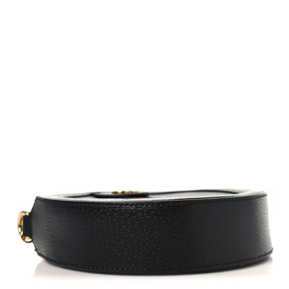 Gucci Grained Calfskin Web Mini Ophidia Round Shoulder Bag Black 4 of 10
