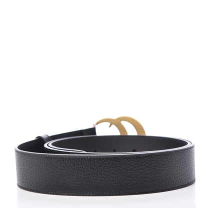 Gucci Textured Calfskin Double G 40mm Belt 115 46 Black 3 of 6