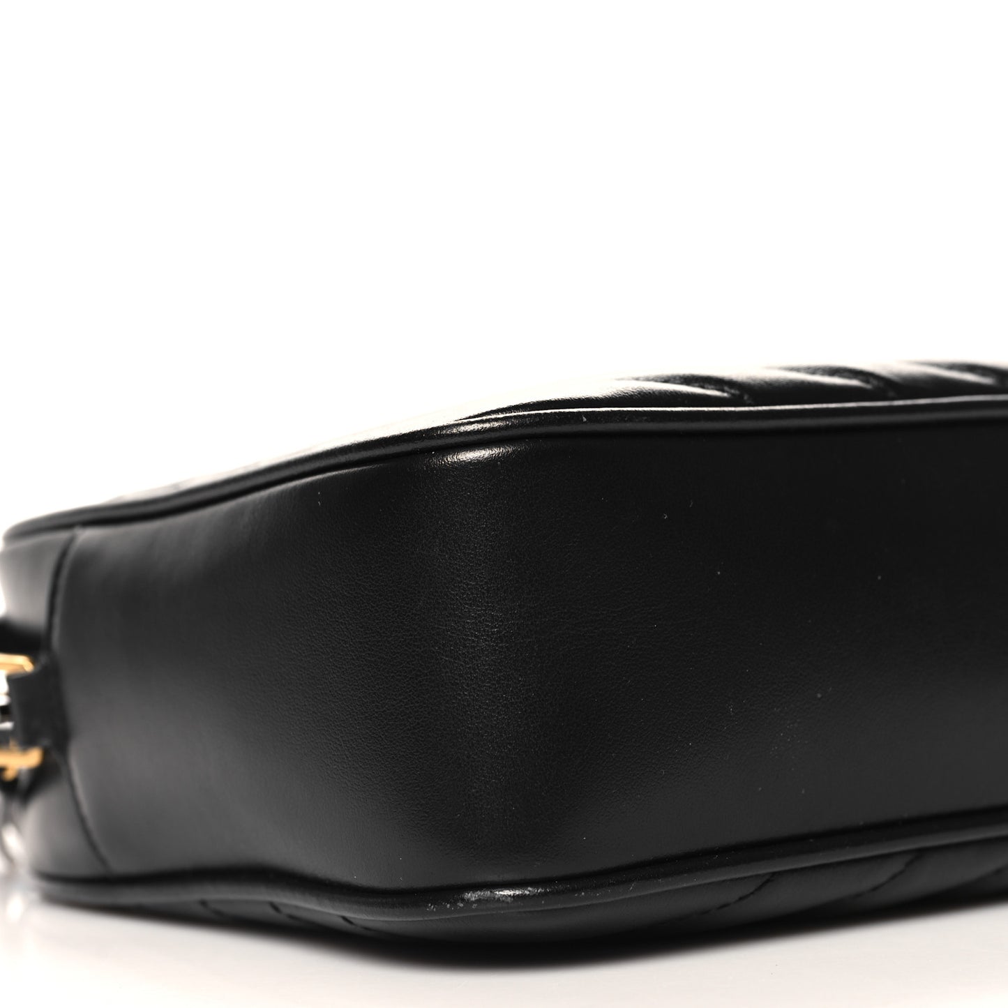 Calfskin Matelasse Monogram Lou Camera Bag Black