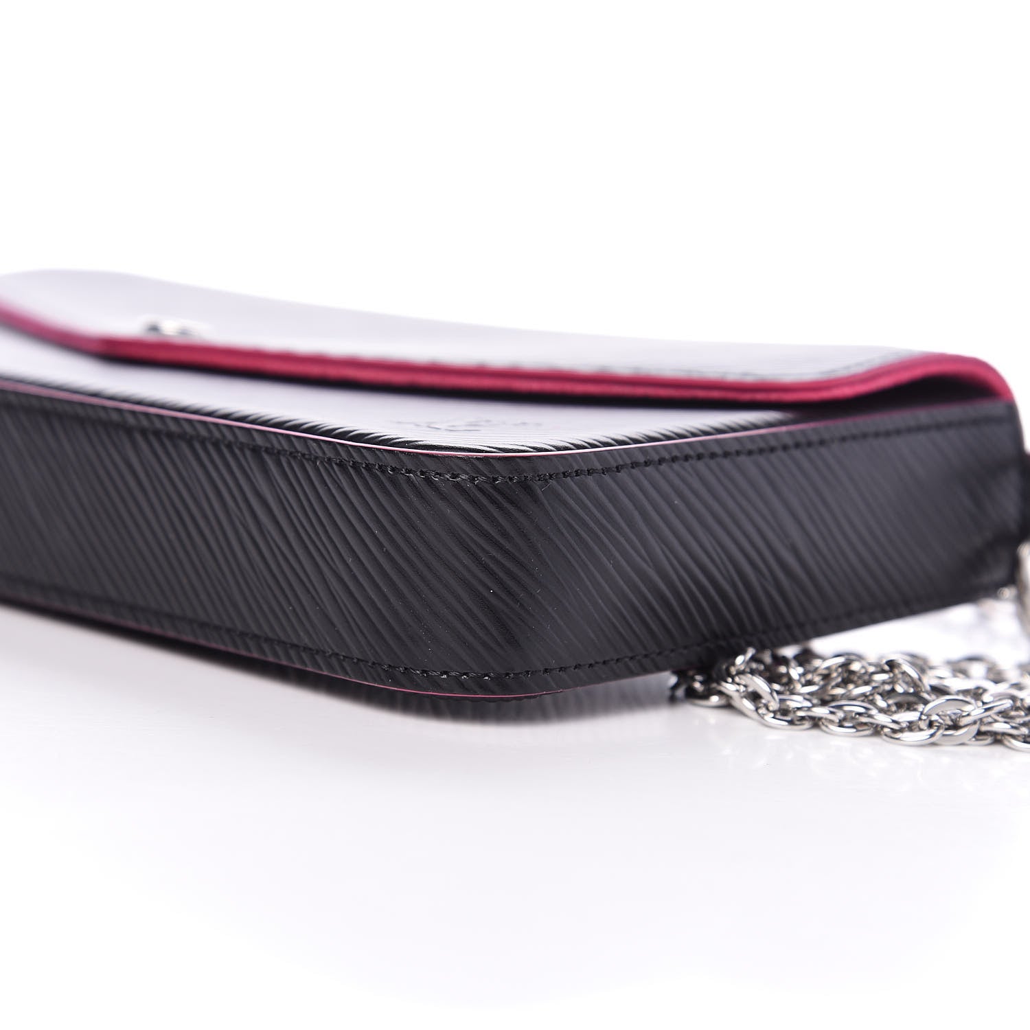 Louis Vuitton Epi Pochette Felicie Black Hot Pink 9 of 10