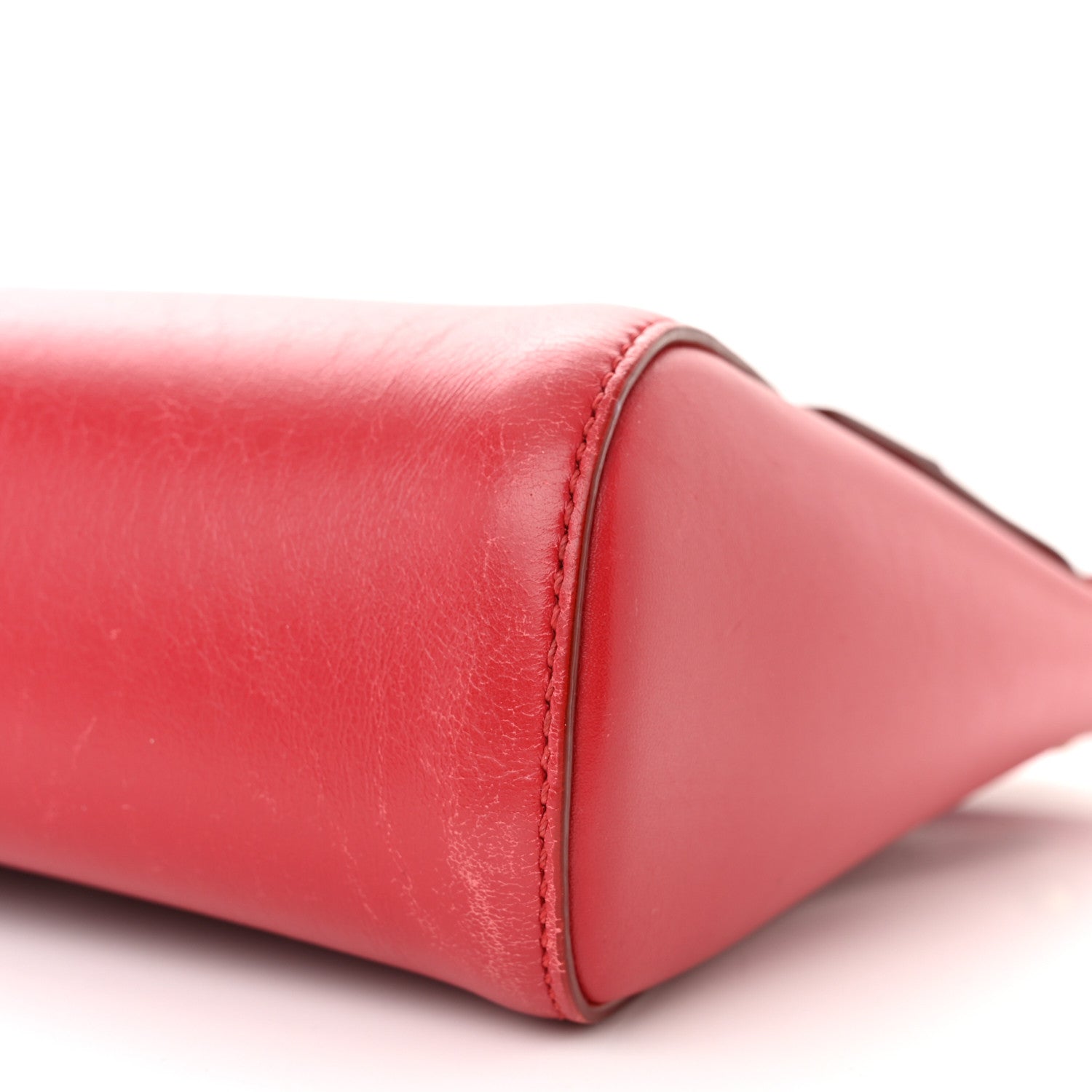 Salvatore Ferragamo Calfskin Abbey Crossbody Shoulder Bag Red 10 of 17