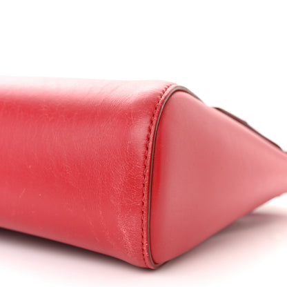 Salvatore Ferragamo Calfskin Abbey Crossbody Shoulder Bag Red 10 of 17