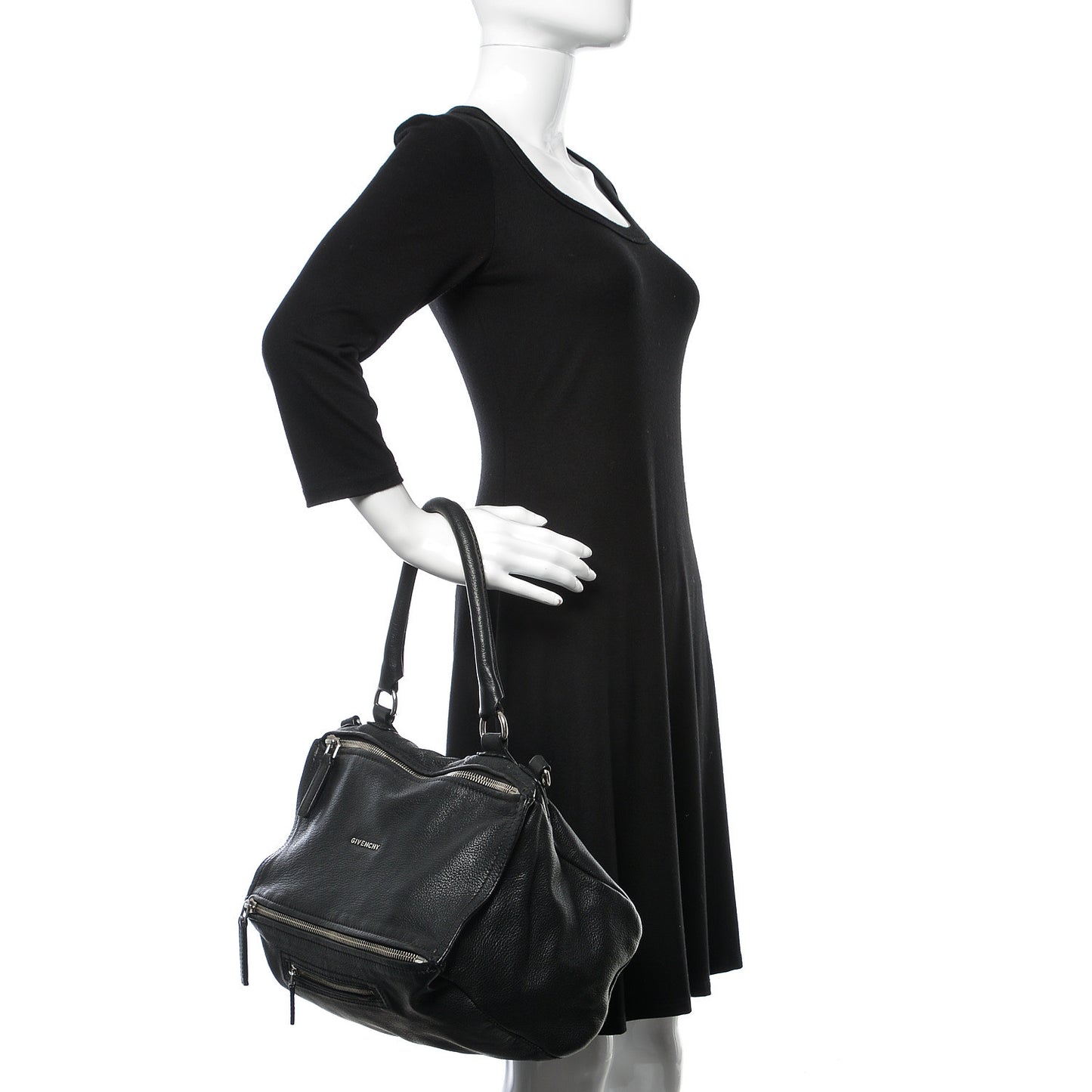 Sugar Goatskin Medium Pandora Black