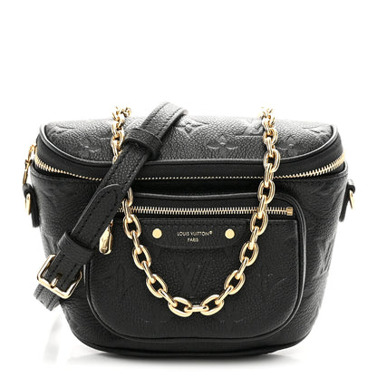 Louis Vuitton Empreinte Mini Bumbag Black 1 of 9