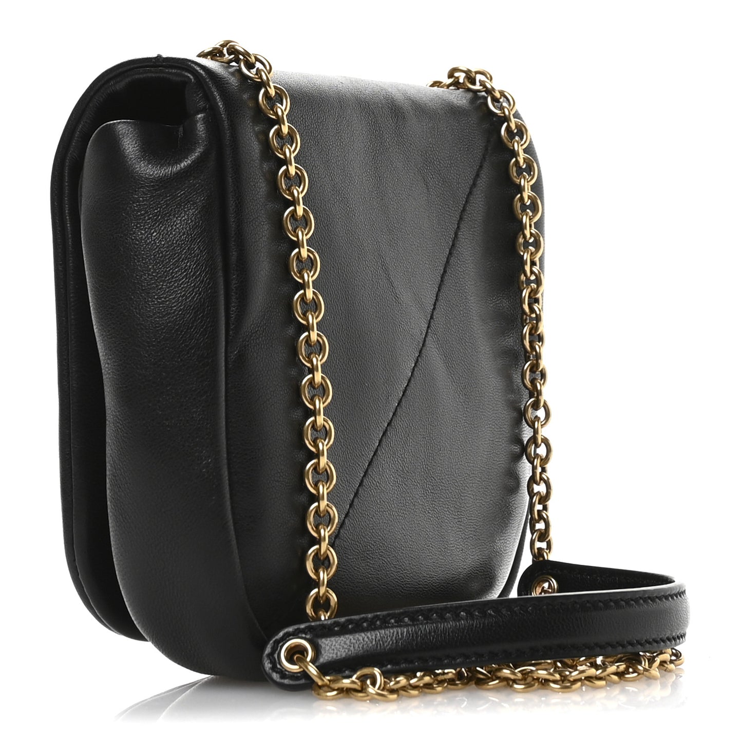 Lambskin Patchwork Monogram Nano Jamie 4.3 Black