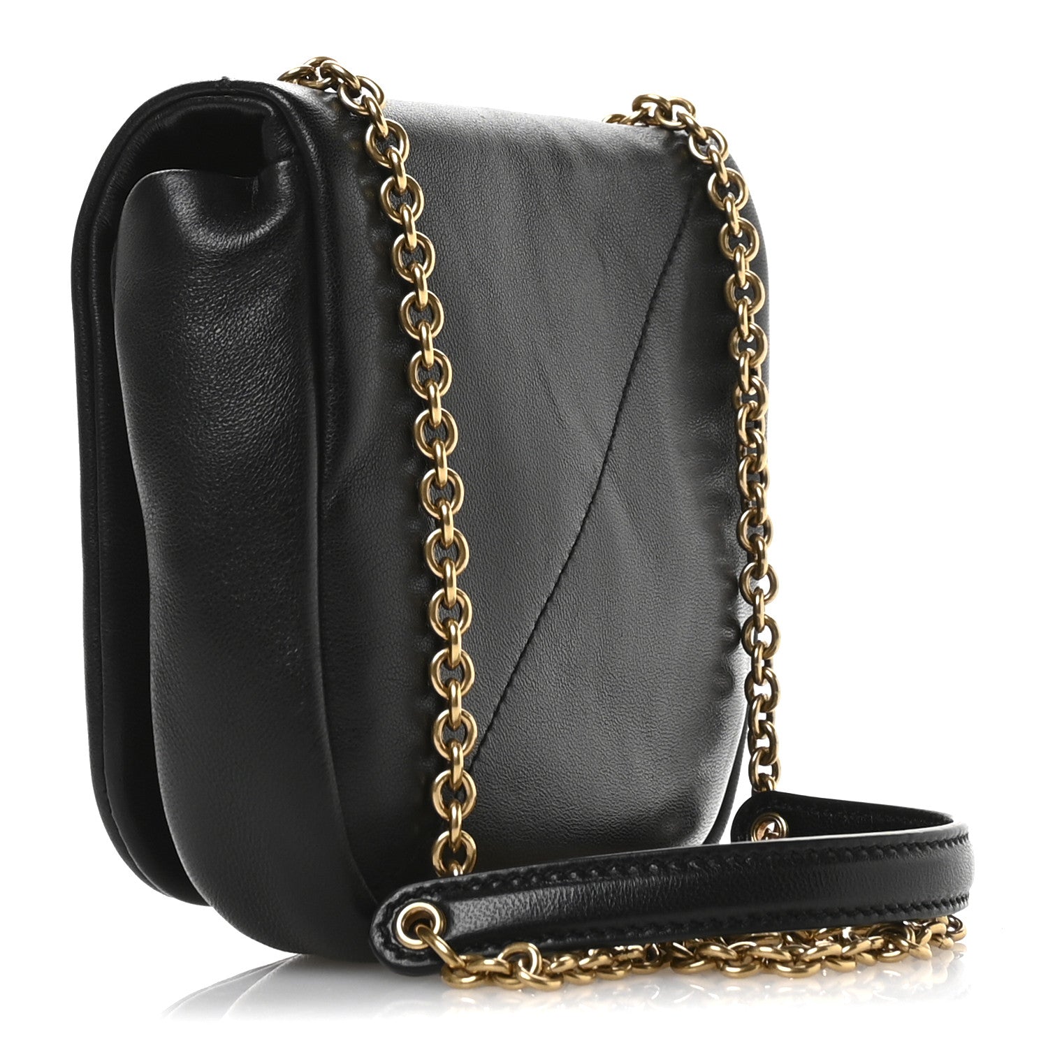 Saint Laurent Lambskin Patchwork Monogram Nano Jamie 4.3 Black 3 of 10