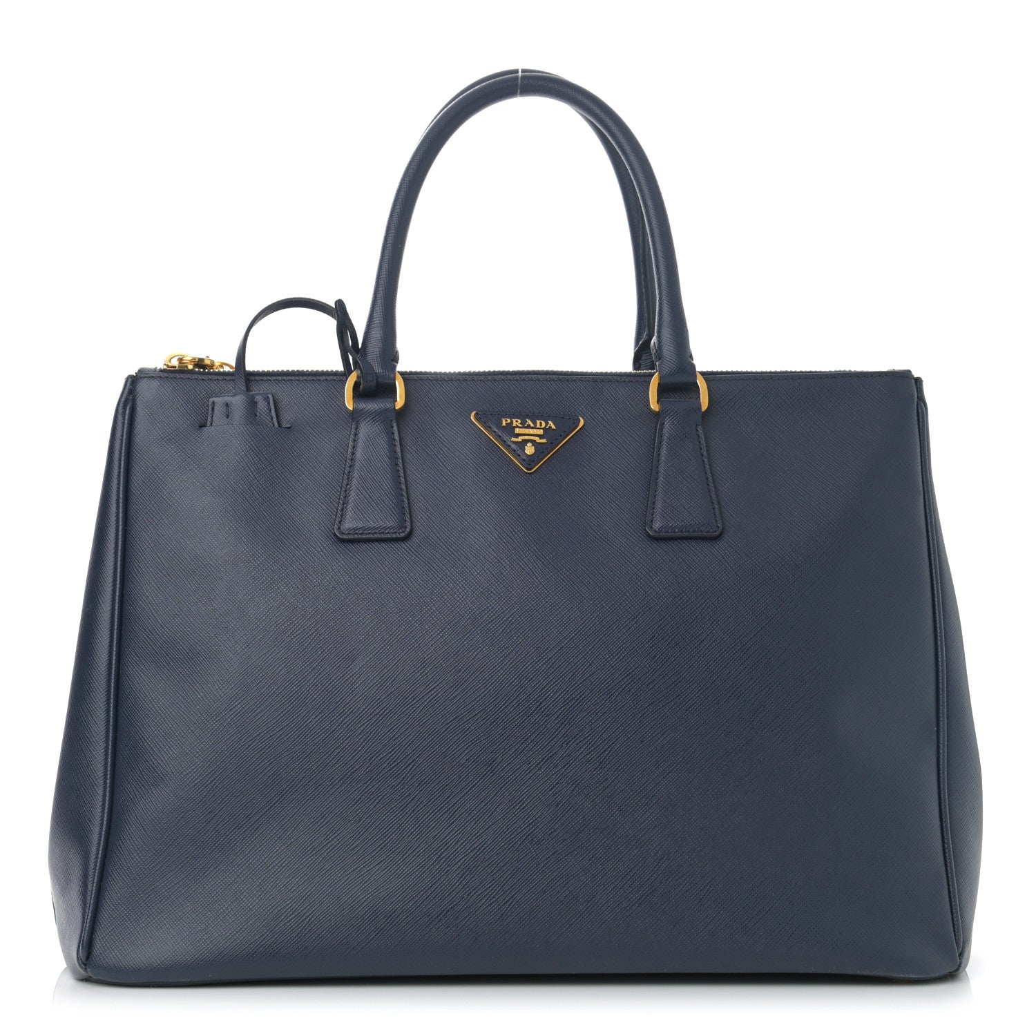 Prada Saffiano Lux Medium Tote Bluette 1 of 15