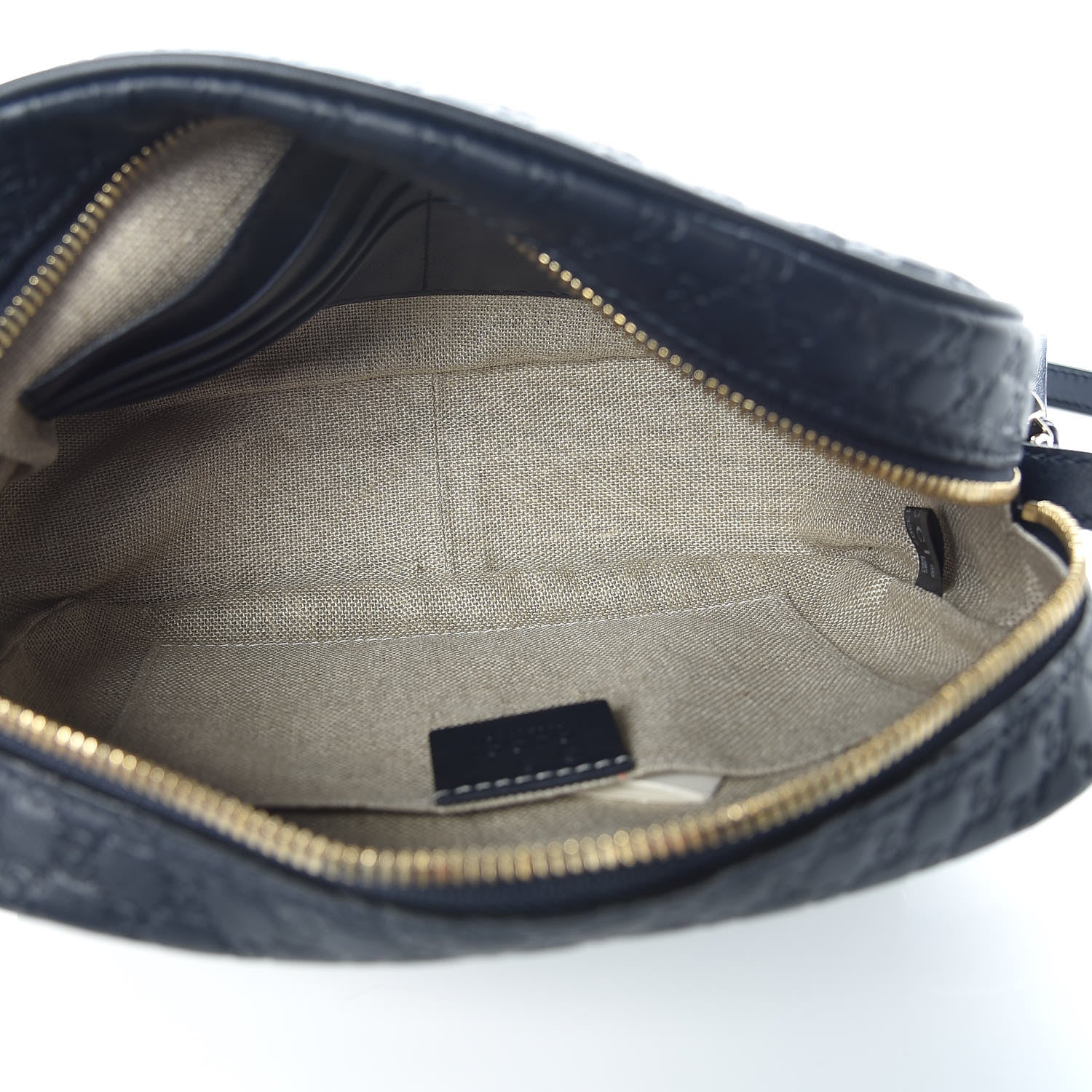 Gucci Soft Microguccissima Mini Bree Messenger Bag Blue 7 of 10
