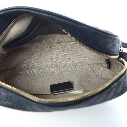 Gucci Soft Microguccissima Mini Bree Messenger Bag Blue 7 of 10