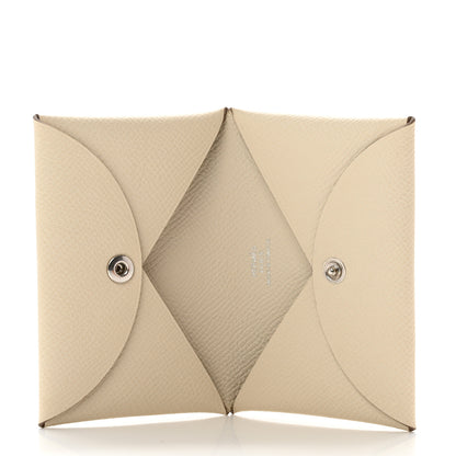 Hermes Epsom Calvi Card Case Craie 5 of 7