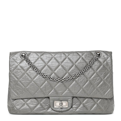 Chanel Metallic Aged Calfskin Quilted 2.55 Reissue 227 Flap Grey 1 of 9