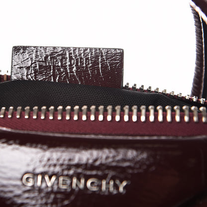 Givenchy Crinkled Patent Calfskin Small Antigona Aubergine 9 of 11