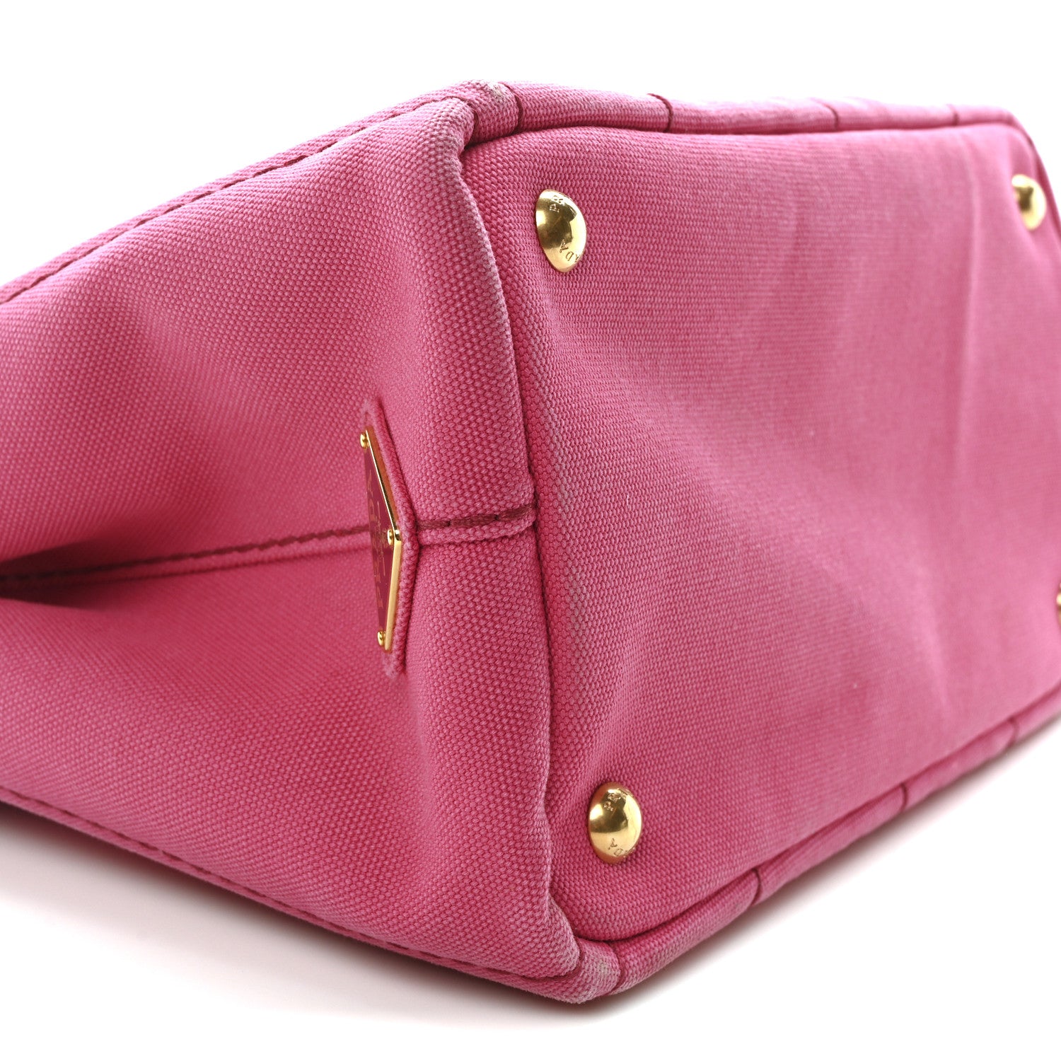 Prada Canapa Small Logo Tote Peonia 9 of 10