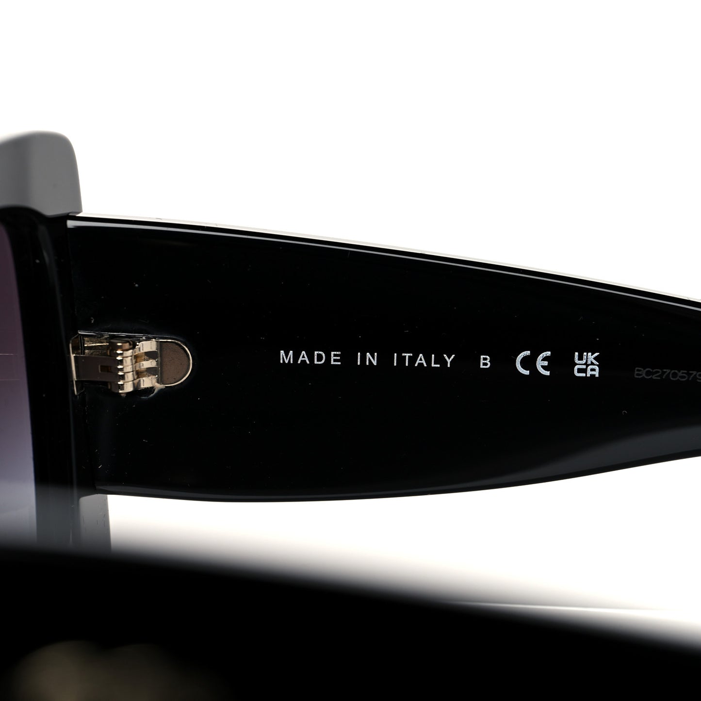 Acetate Rectangle Sunglasses 5435 Black