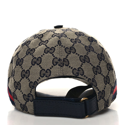 Gucci Monogram Web Baseball Hat XS Beige Blue 4 of 8