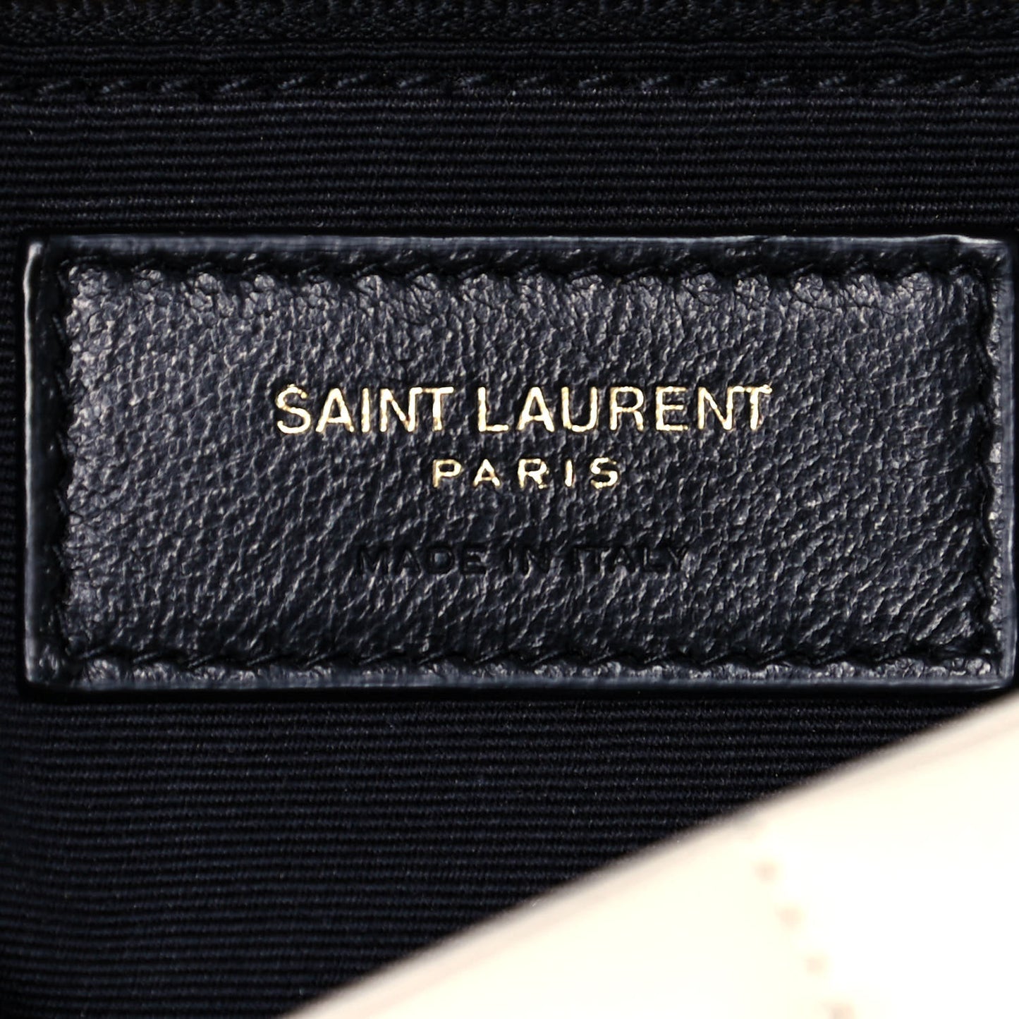 Lambskin Quilted Medium Loulou Puffer Monogram Chain Satchel Crema Soft