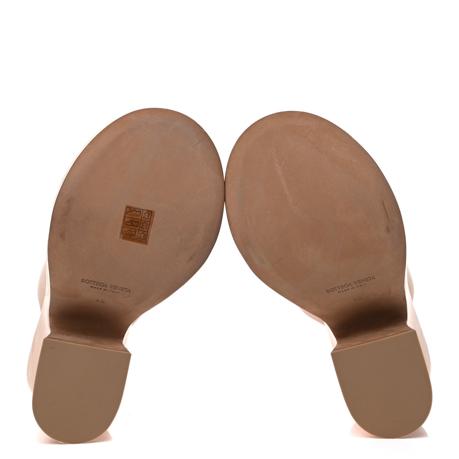 Bottega Veneta Nappa Slide Platform 115 Wedge Sandals 40 Macaroon 5 of 15