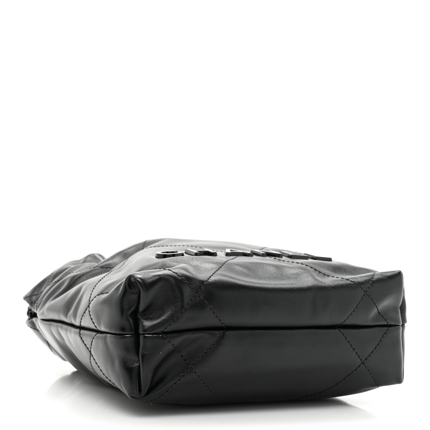 Chanel Shiny Calfskin Quilted Mini Chanel 22 So Black 4 of 10