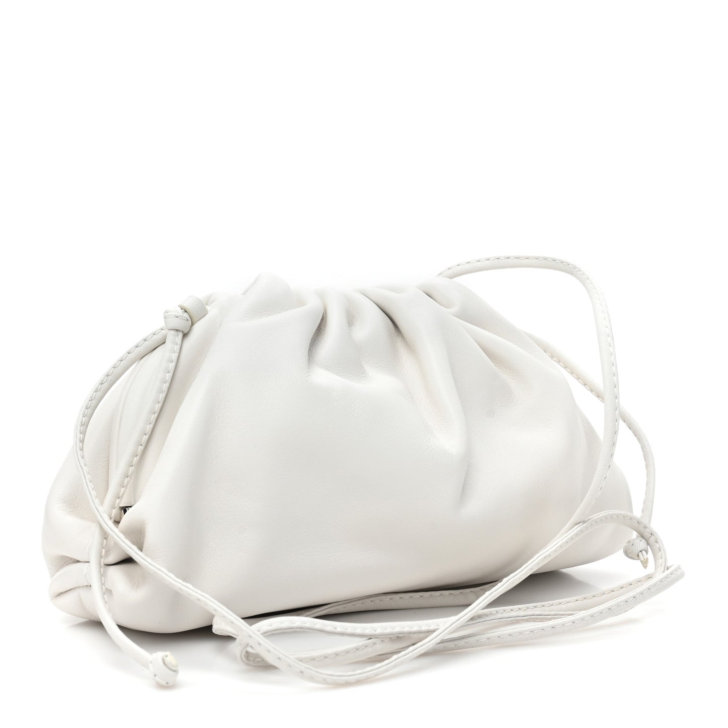 Butter Calfskin The Mini Pouch Chalk