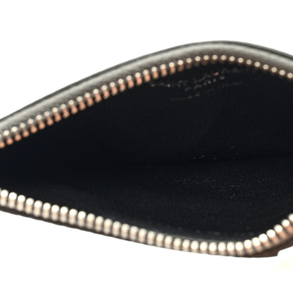 Saint Laurent Calfskin Lizard Embossed 5 Fragments Zip Pouch Card Holder Graphite 5 of 6