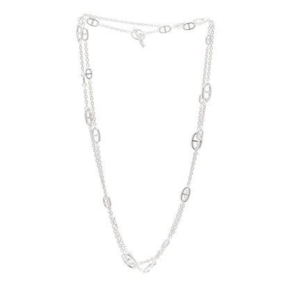 Hermes Sterling Silver Farandole Necklace 160 3 of 6