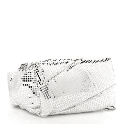 Off-White Puffy Disco Pump Pouch Crossbody Bag Silver 4 of 12