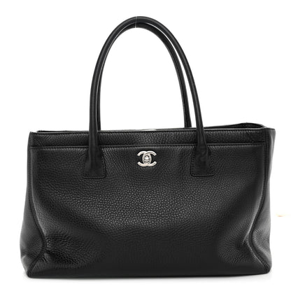 Chanel Deerskin Cerf Executive Shopper Tote Black 1 of 12