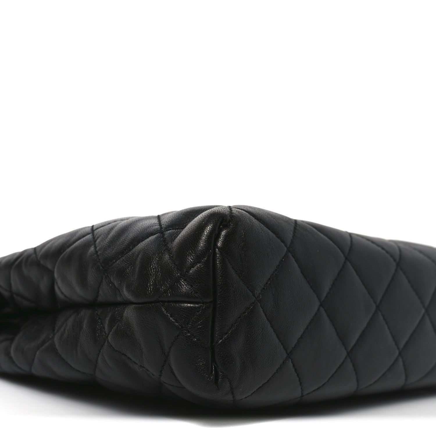 Saint Laurent Calfskin Quilted Cassandre Large Cosmetic Pouch Black 8 of 9